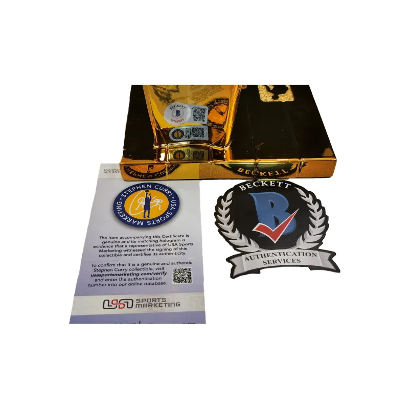 Huayitaojin Basketball Fan Supplies With USASM, Certificate Beckett BAS Certification, 30x14x14cm, Unframed-3