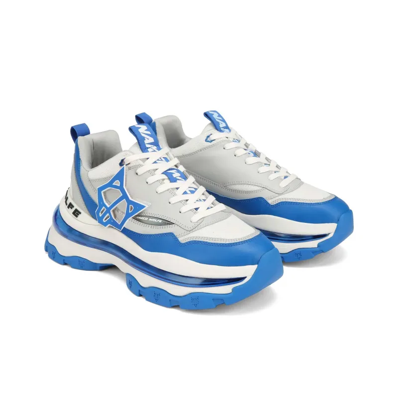 Naked Wolfe Spring Low Top Casual Shoes Men's Blue White-1