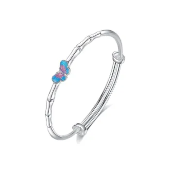 Asia Star 999 Fine Silver Bangles Women's