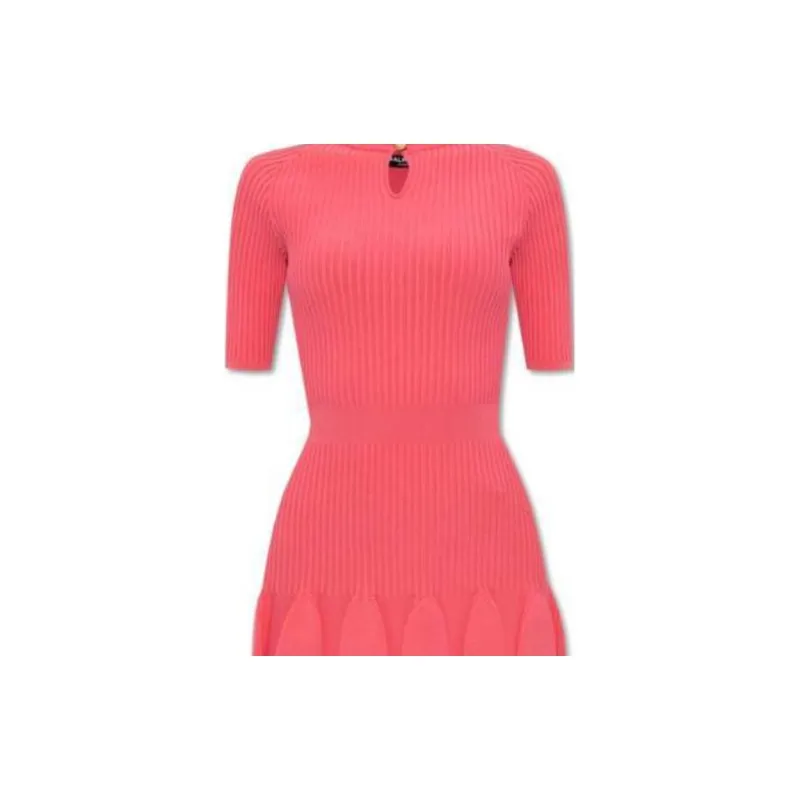 BALMAIN Flared Knit Dress-5