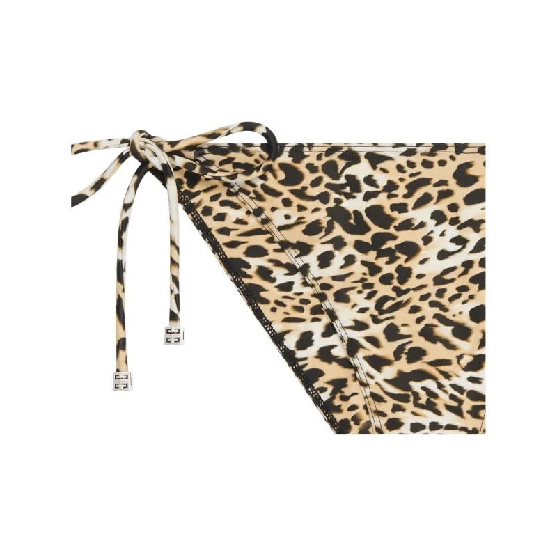 Givenchy 4G detail Leopard print Bikini Bottoms-2