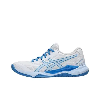 Asics Gel Tactic 12 Breathable Low Top Training Shoes Women's White Blue