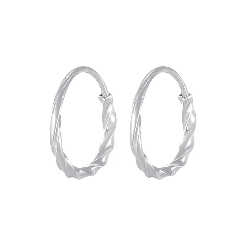 MISS XIA JWY S925 Silver Stud Earrings Women's-0