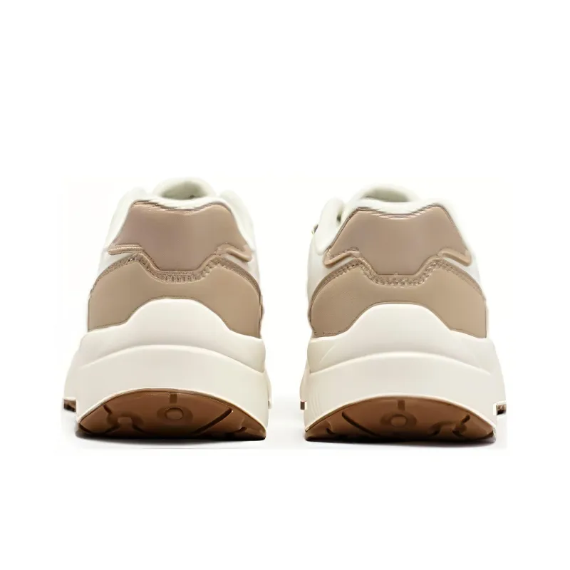 361° Anti Slip Wear Resistant Low Top Running Shoes Women's White Umber-2