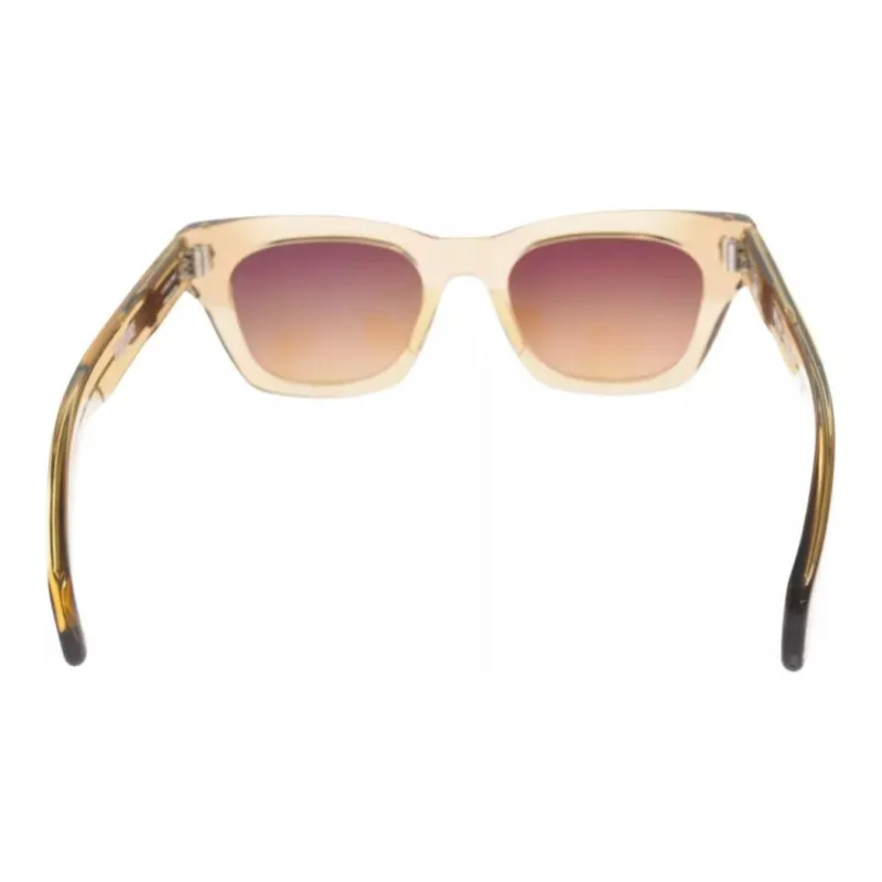 JACQUES MARIE MAGE Square Sunglasses Men's Brown-1