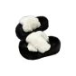 White Black Crisscross 7cm