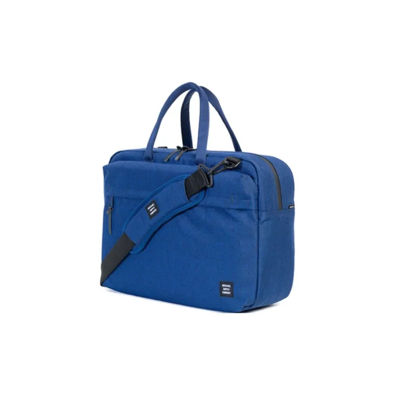 Herschel Polyester Laptop Bag Messenger Bag One Shoulder Handbag Regular Unisex Blue-1