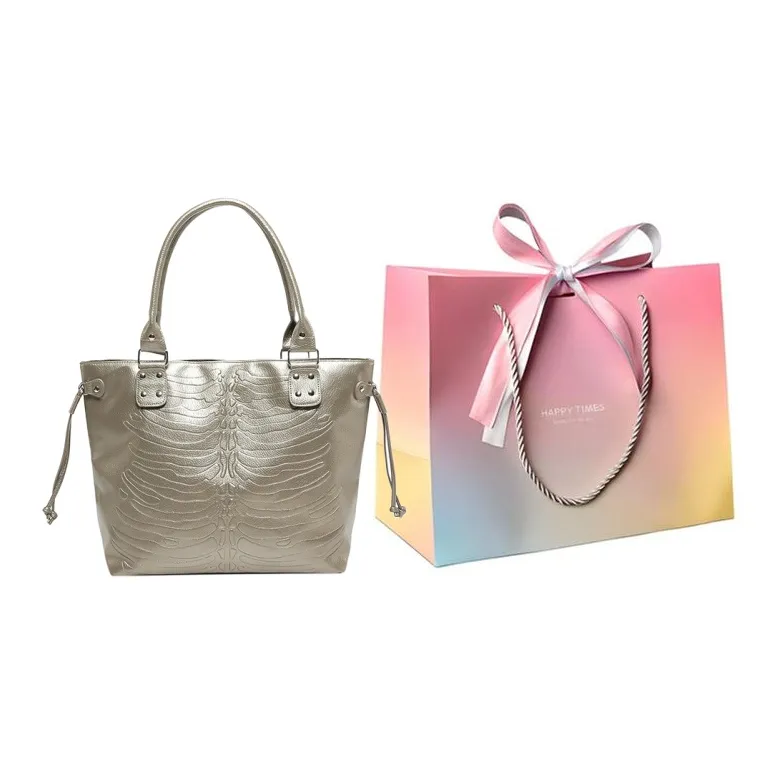 Yalu PU Shoulder Bag, Handbag Regular Women's Black/White/Orange/Rose Red/Gunmetal-8