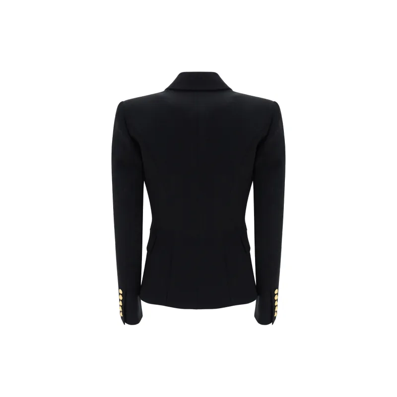BALMAIN Button Embellished Tailored Blazer-1