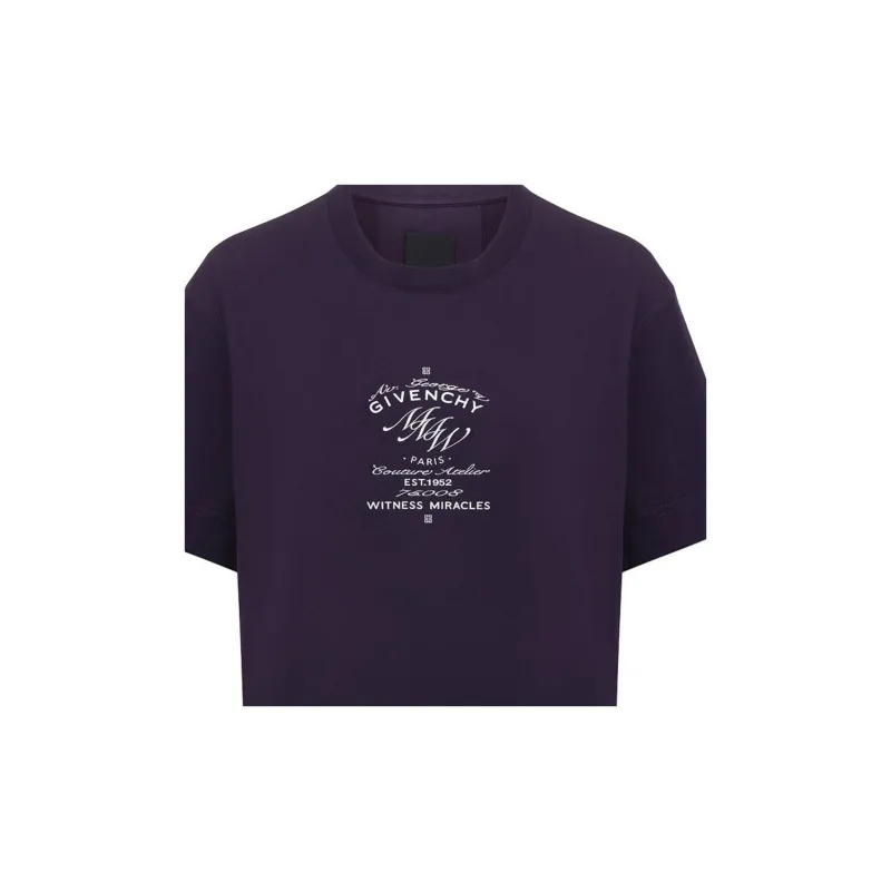 Givenchy T-Shirts Women's Dark Purple-4