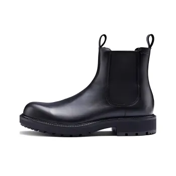 Ecco Short Chelsea Boots Men's Black