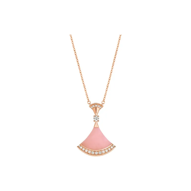 BVLGARI Divas' Dream Series 18K Rose Gold Necklaces Unisex-0