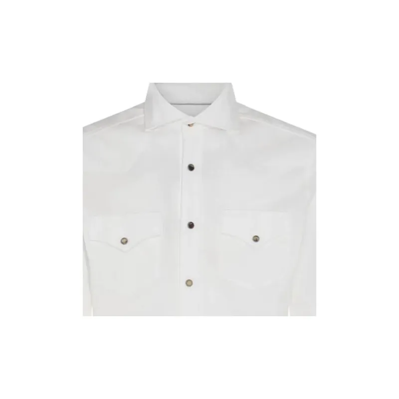 Brunello Cucinelli Long Sleeved Button Up Shirt-3