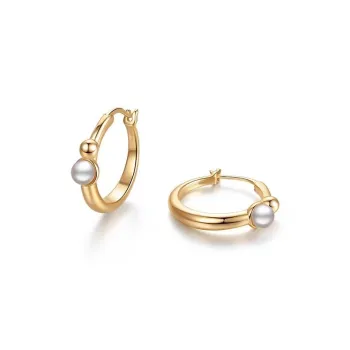 DAN DREAM Freshwater Pearl Earrings Women's