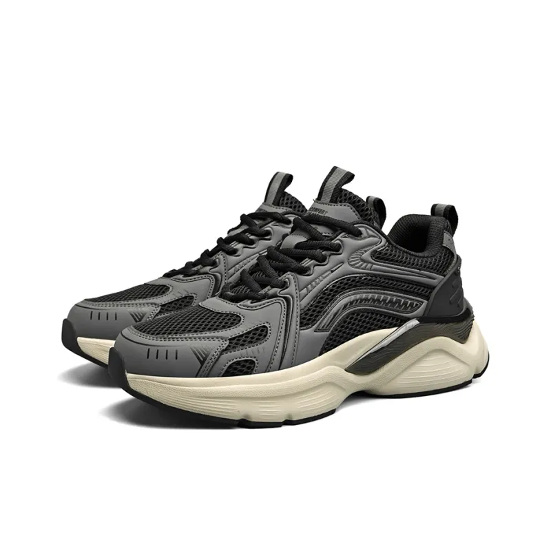 AOKANG Cushioned Wear-Resistant Slip-Resistant Low-Top Chunky Sneakers Men's Shopping Bag-2