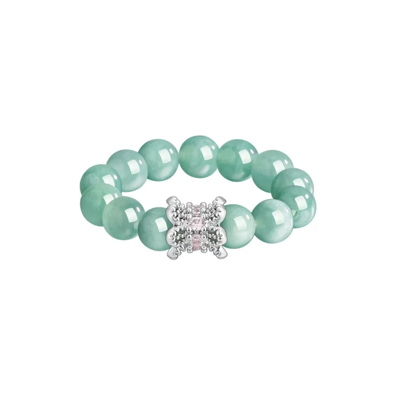 Princess Cui Ice Glutinous Jadeite Rings Unisex-0