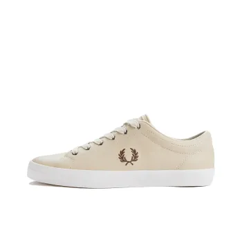 FRED PERRY Baseline Low Top Skateboard Shoes Unisex Oat