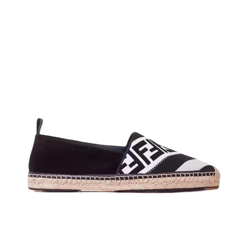 FENDI Espadrilles Men's Black White-1