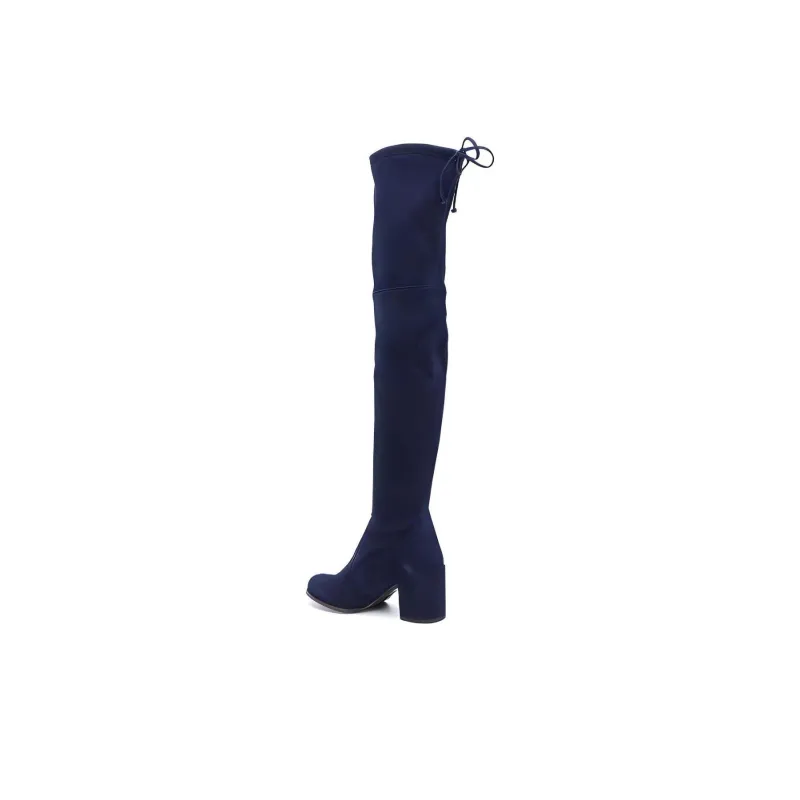 Stuart Weitzman/SW SW TIELAND Over-the-knee Boots Women's Indigo-3