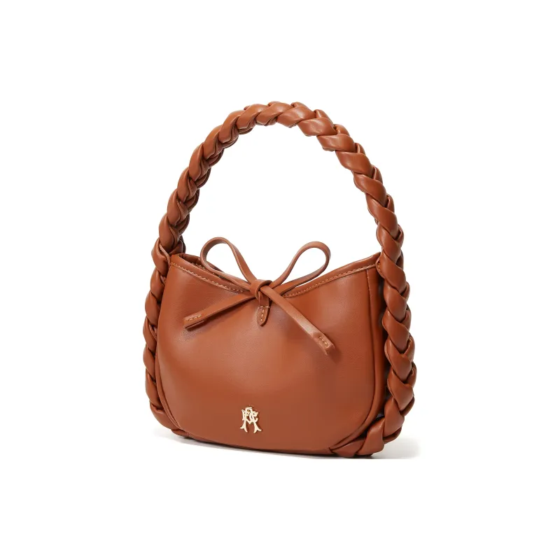 Fun And Cool Synthetic Leather Crescent Moon Handbag Medium Size Women's-7