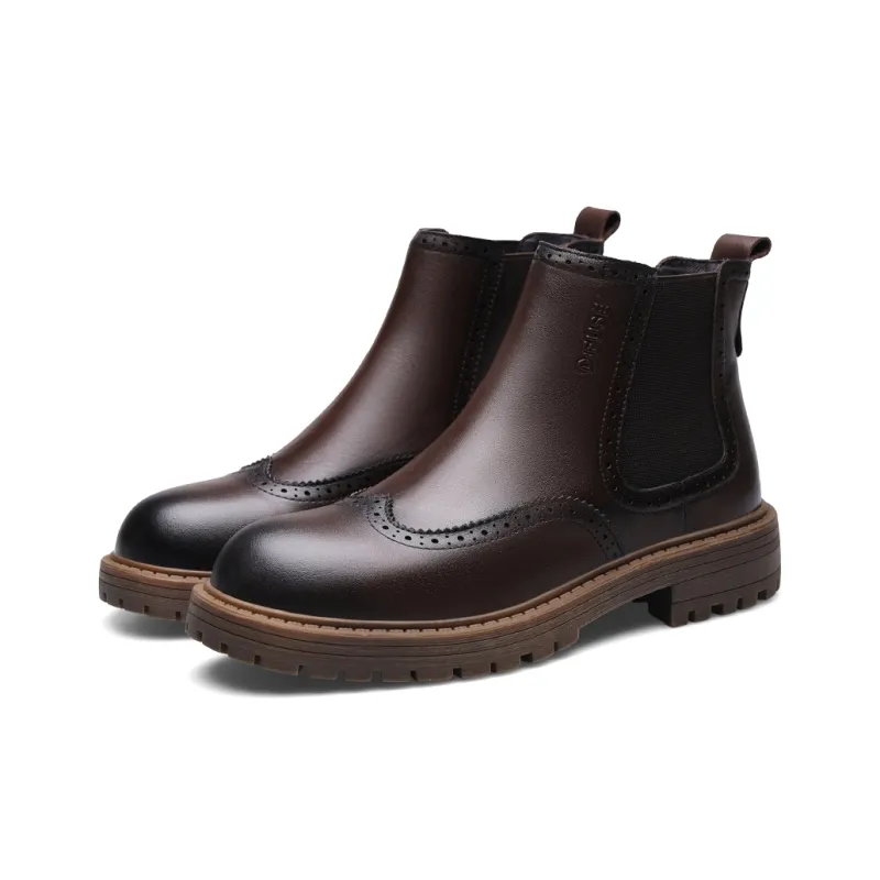 D FUSE SCANDINAVIA Short Chelsea Boots Men's-17