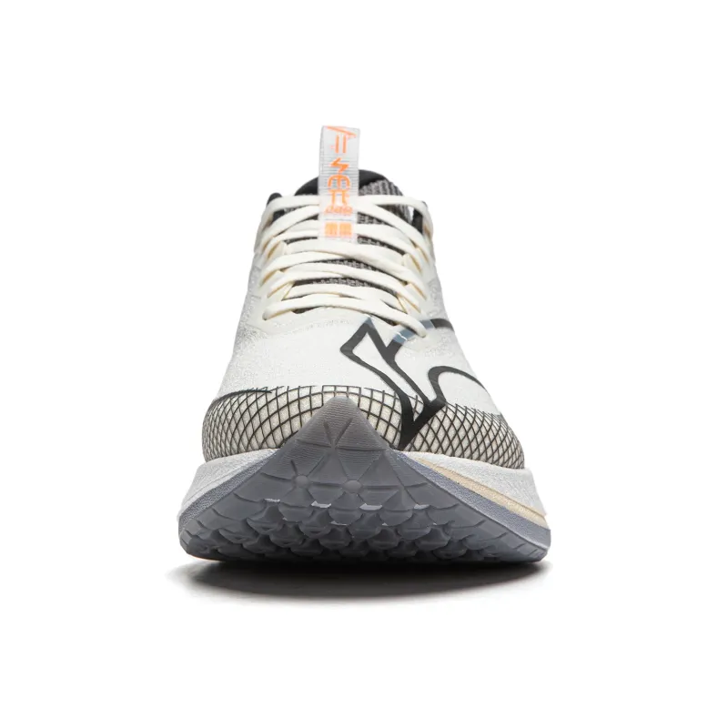 LiNing Red Hare 7 Pro Cushioned Slip Resistant Low Top Running Shoes Men's Ecru Gray-4