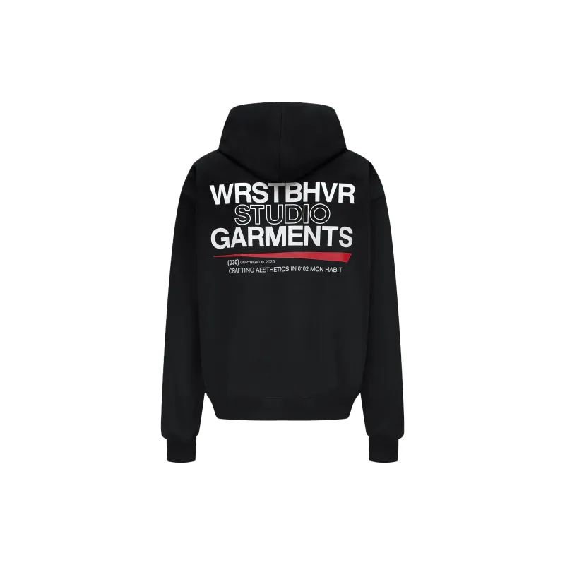 WRSTBHVR PIONEER Sweatshirt Unisex Black-1