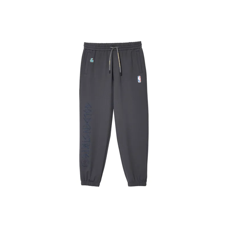 JACK JONES· JACK & JONES NBA Co brand Knitted Sweatpants Men's Dark Gray-0