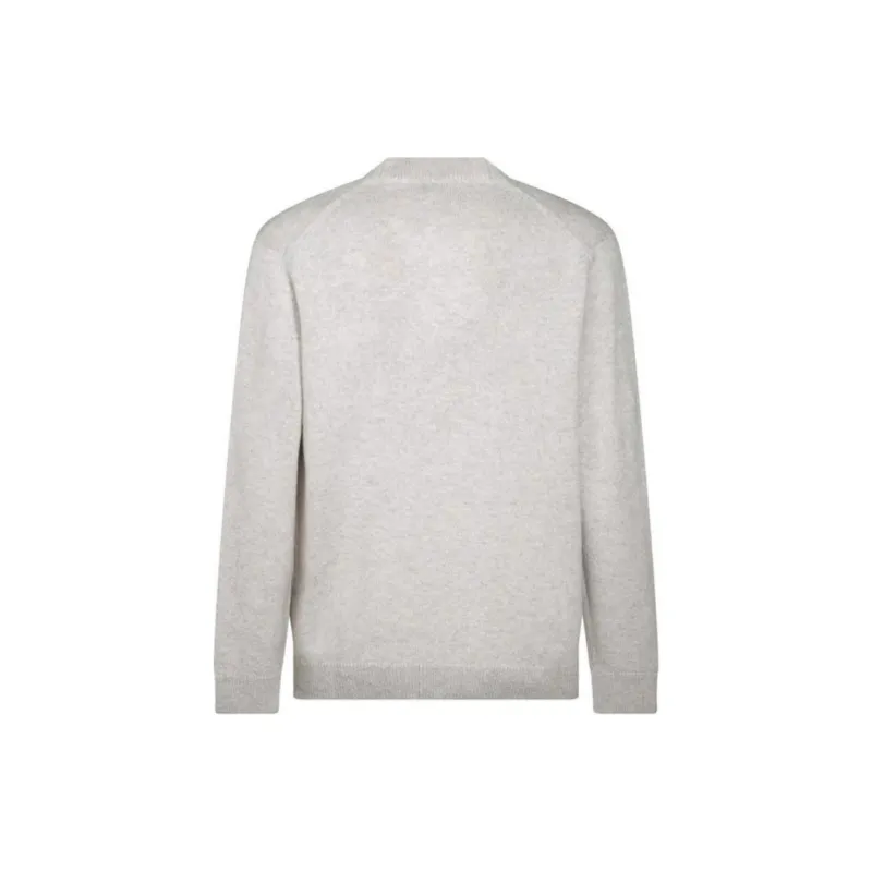 Maison Kitsune Bold Fox Head Patch Knit Cardigan-1