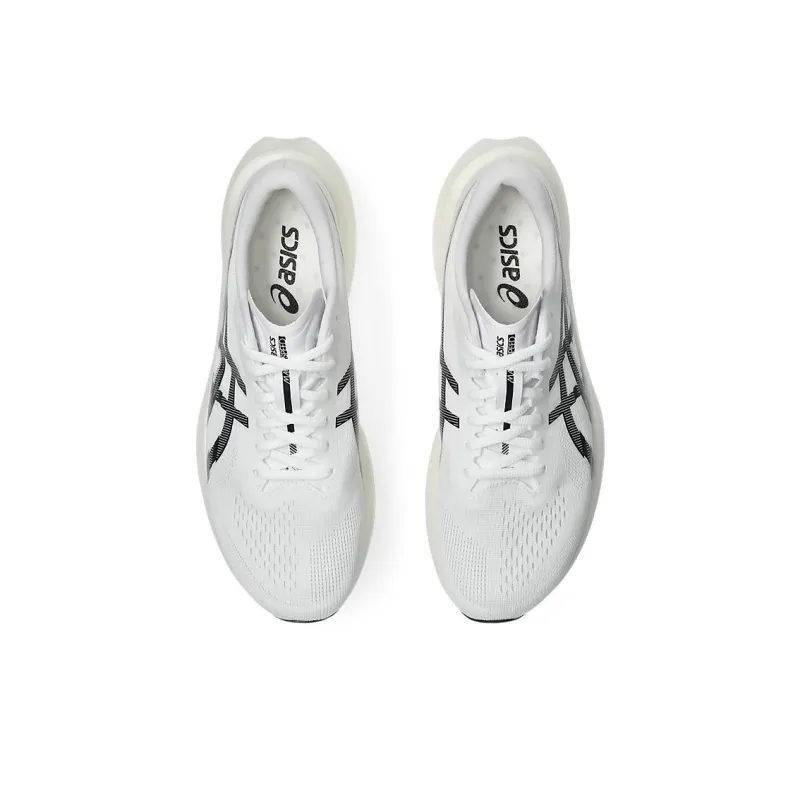 Asics MAGIC SPEED 4 Wear resistant And Lightweight Low Top Running Shoes Men's White Loose Fit-4