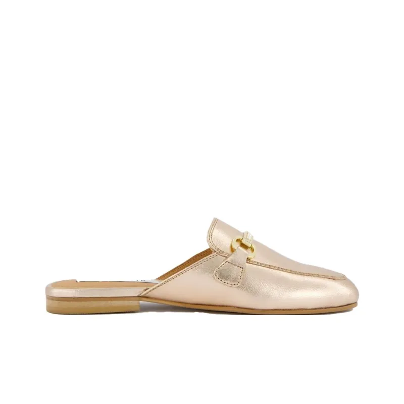 STEVE MADDEN Closed Toe Slippers Women's Pink Gold-1