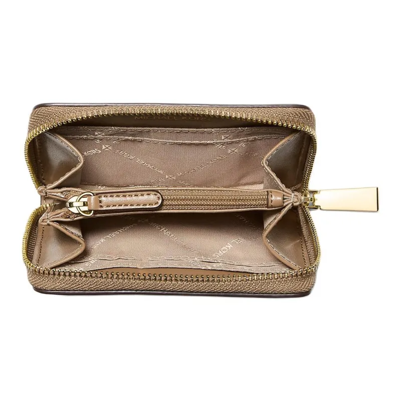 MICHAEL KORS Jet Set Coated Canvas Wallet Trumpets Unisex Outer Shell-1