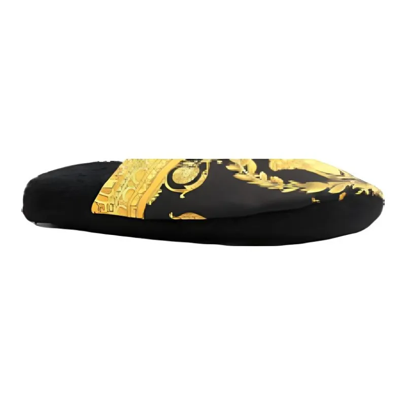 VERSACE Slippers / Home Slippers Men's And Women's, Black-6