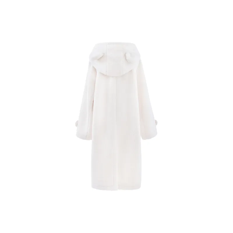 Blovelan Coats Women's Diamond White-1