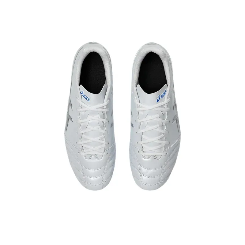 Asics Ds Light Club Anti Slip Wear Resistant Soccer Shoes Unisex White-4