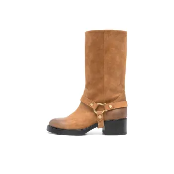 Chloe Dakota Ankle Boots 4cm Women's Brown