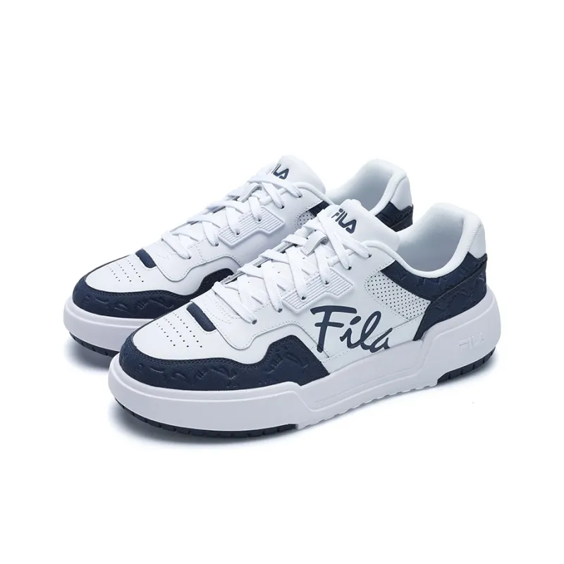 FILA CAMPUS Shock Absorbing, Non Slip, Wear Resistant, Breathable And Lightweight Low Top Casual Shoes Men's White-2