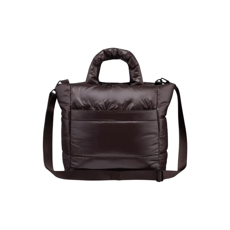 THE NORTH FACE Nylon Tote Bag, Shopping Bag, Shoulder Bag, Crossbody Bag, Handbag Regular Unisex Dark Brown-1