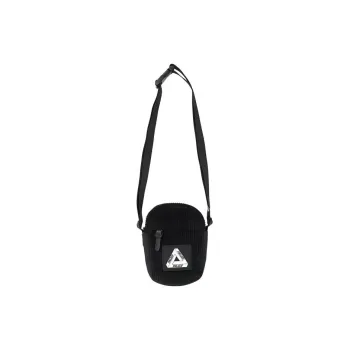 PALACE Corduroy Shot Bag 'Black'