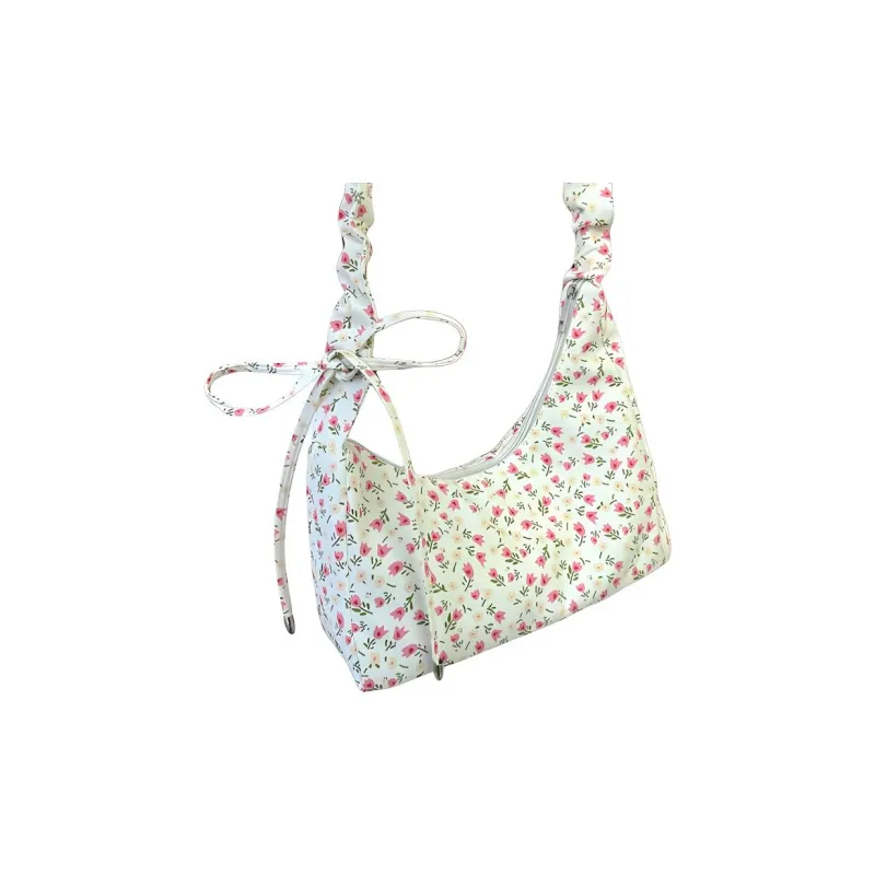 Parker Bear Composite Fabric Shoulder Bag Regular Women's Ecru-2