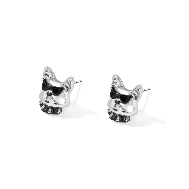 LOOK NICE 925 Sterling Silver Needle Stud Earrings Women's-1