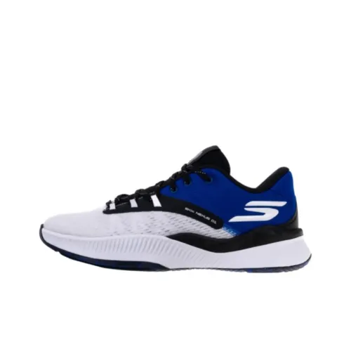 Skechers SKX Wear resistant And Lightweight Low Top Basketball Shoes Men's Blue