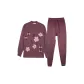 8727 Russet Red (Mock Neck Clothing Sets)