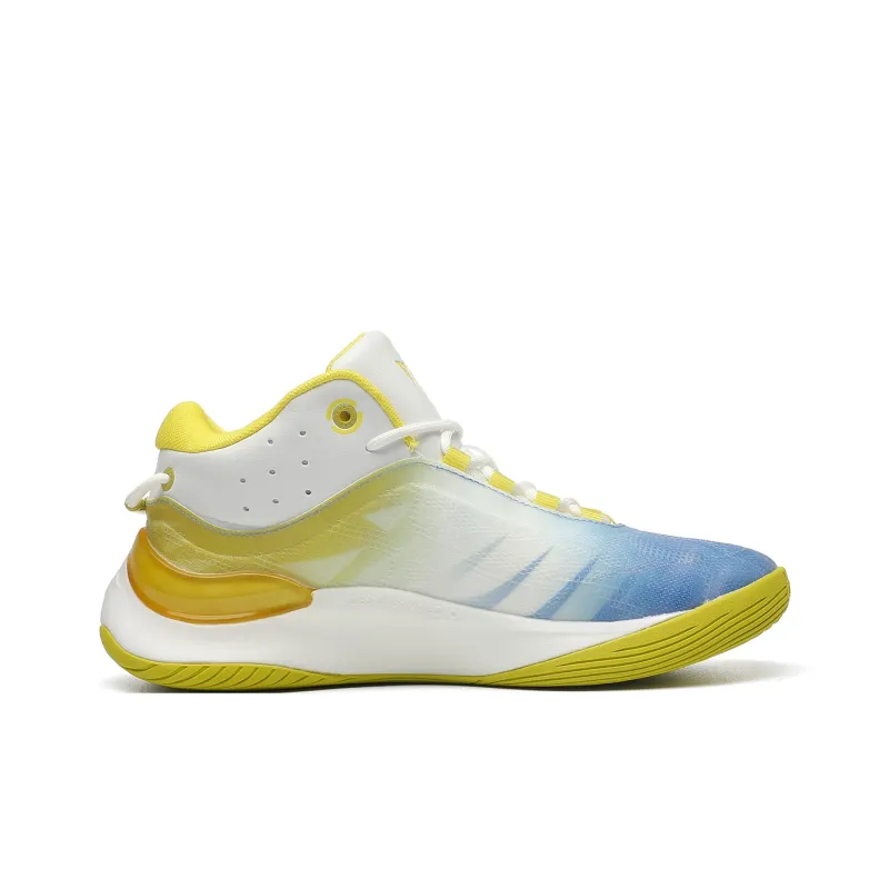 VOIT Basketball Shoes Unisex Low Top Orange Blue-1