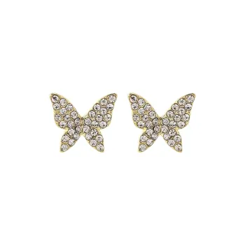 KING OF BLING 925 Sterling Silver Pin, Alloy, Zircon Stud Earrings Women's