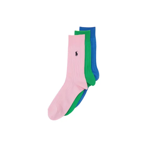 Polo Ralph Lauren Mid-Calf Socks Unisex 3 Pack