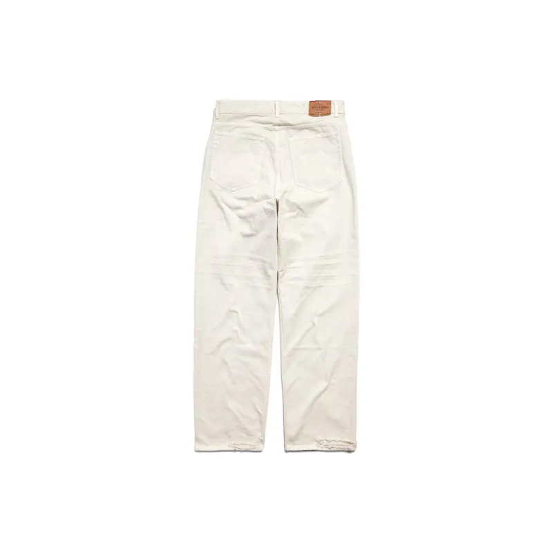 Balenciaga Loose Fit Jeans 'White'-1