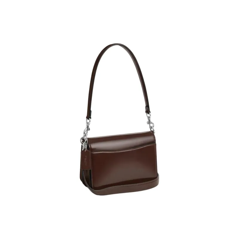 COACH Quinn Cow Leather Crossbody Bag, Shoulder Bag Trumpets Women's Maple Leaf-1