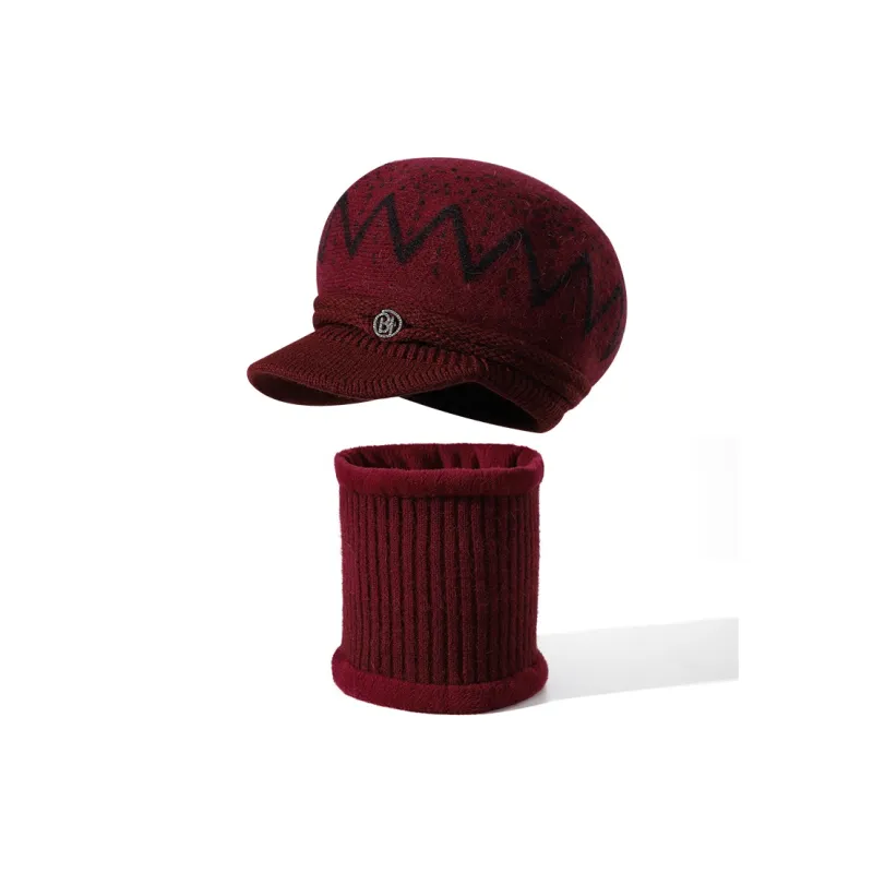 Shizhu Thickened Hats & Caps Women's-8