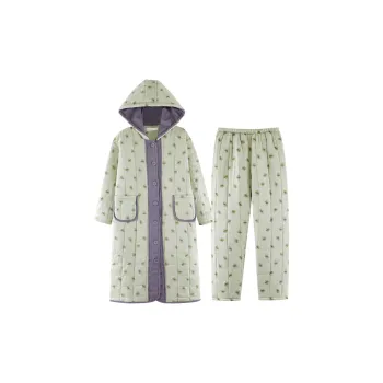 ZumashL Luxury Designer Series Pajama Set Women's Grass Green